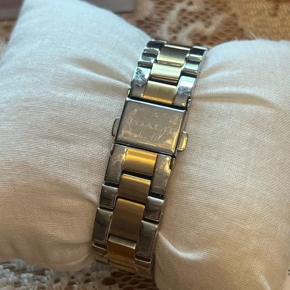 Coach Two-Tone Chronograph Boyfriend Watch - Picture 8 of 11